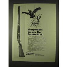 1974 Beretta BL-4 Shotgun Ad - Shotgunner's Dream