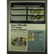 1974 Easy-Off Oven Cleaner Ad - Which Cleaned Better