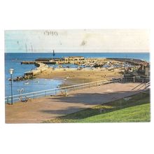 THE COBB, LYME REGIS used postcard 1984 postmark =