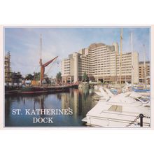 St Katherines Dock London 1970s Postcard