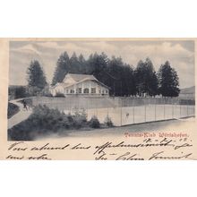 Worishofen Tennis Sports Club Klub Germany Antique Postcard