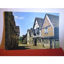 THE VILLAGE, LACOCK, WILTSHIRE. unused postcard by J Arthur Dixon dated 1970 #