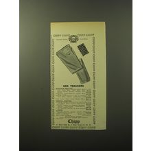 1960 Chipp Fashion Advertisement - Odd Trousers