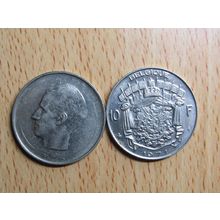Belgium 1971 10 Franc Belgique (French Text) Coin