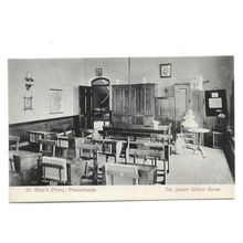St Mary's Priory, The Junior School Room, Princethorpe, Warwickshire, Postcard.