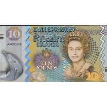 2018 Pitcairn Islands Banknote 10 Pounds Fantasy note