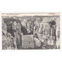 St Govan's Chapel Pembrokeshire Postcard Treweeks Pembroke Series