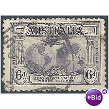 Australia 1931.SG123 6d Violet AIR MAIL Fine Used.