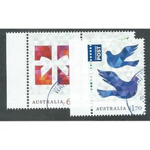 AUS 2015 SE~TE SET ' CHRISTMAS' (3v) FINE USED (EBID40-022)