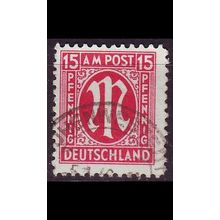 GERMANY Alliiert AmBri [1945] MiNr 0024 B ( O/used )