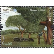 PORTUGAL, MAMMAL, Domestic pig, green 2011, 0.68