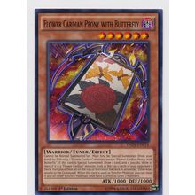 YuGiOh Invasion: Vengeance INOV-EN014 Flower Cardian Peony With Butterfly 1st Ed