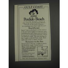 1991 Perdido Beach Hilton Resort Hotel Ad - Gulf Coast