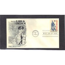 FDC Fleetwood 1343 6c Law and Order (Cachet-U/A) CV42772