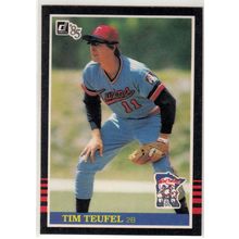 1985 Donruss baseball card 192 Tim Teufel