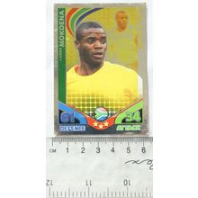 2010 Topps Match Attax World Cup Trading Card - South Africa, Aaron Mokoena, *