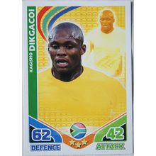 2010 Topps Match Attax World Cup Trading Card - South Africa, Kagischo Dikgacoi