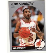 1990-91 Hoops Rory Sparrow basketball card #170 - Heat