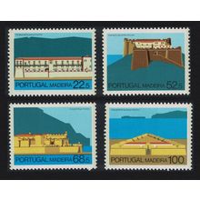 Madeira Fortresses 4v 1986 MNH SG#226-229
