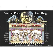 Theatre Of Blood 02 Poster Canvas Movie Film Print A0 A1 A2 A3 A4 A5 A6 Art Wall