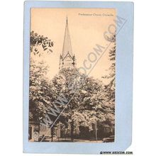 CT Circleville Presbyterian Church w/Old Car ct_box1~356