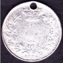 1834 Great Britain 6 Pence Silver Coin