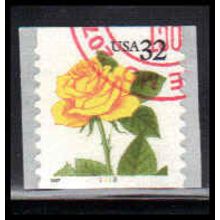 Used 3054 32c Yellow Rose Very Fine CNS 1112 PA6941