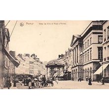 Namur Belgium Old Hotel De Ville Place D'Armes Vintage Postcard