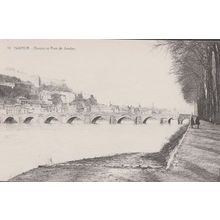 Namur Belgium Donjon Et Pont Bridge De Jambes Vintage Postcard