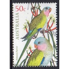 Australia 2005 Australian Parrots - Princess Parrot 50c Sheet Used