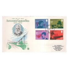 ALEXANDER GRAHAM BELL fdc 10th March 1976 stamps =
