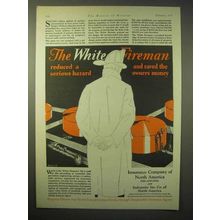 1929 Insurance Company of North America Ad - Hazard