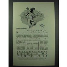 1929 International Exposition Barcelona Spain Ad