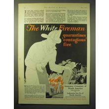 1929 Insurance Company of North America Ad - Contagious