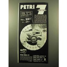 1961 Petri 7 Camera Ad - Fantastic Circle-Eye System