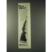 1973 Mossberg Model 800 Series Rifles Ad - Rugged