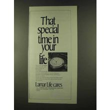 1973 Lamar Life Insurance Ad - Special Time in Life