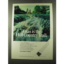1973 Texas Tourism Ad - The Hill Country Trail