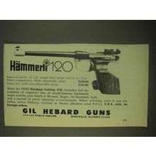 1974 Hammerli 120 Pistol Ad
