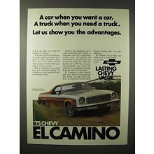 1975 Chevrolet El Camino Classic Car / Truck Ad