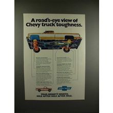 1975 Chevrolet Chevy Trucks Ad - View of Toughness