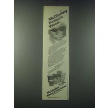 1978 McCloskey Stains & Varnishes Ad - Protects Wood