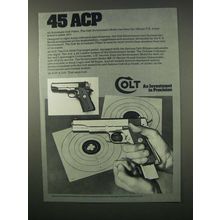 1980 Colt 45 ACP Automatic Colt Pistol Ad