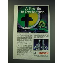 1987 Bosch Router Bits Ad - A profile in perfection