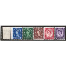 1957 1st Graphite Wildings Set SG561-566 Unmounted Mint . .. .