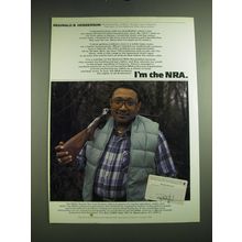 1987 NRA National Rifle Association Advertisement - Reginald B. Henderson