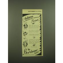 1946 Broadmoor Hotel Ad - Autumn at America's most complete resort