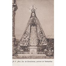 Our Lady Of Consolacion Patrona De Valpedenas Antique Spanish Religious Card