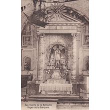 Our Lady Of Barquera De Nuestra Senora Sanctuary Antique Spanish Religious Card