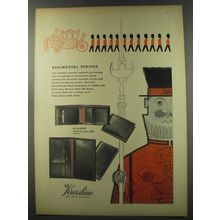 1956 Kressline Billfold and Pocket Secretary Advertisement - Regimental Stripes